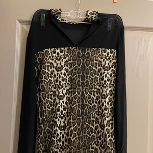Sheer Leopard Top